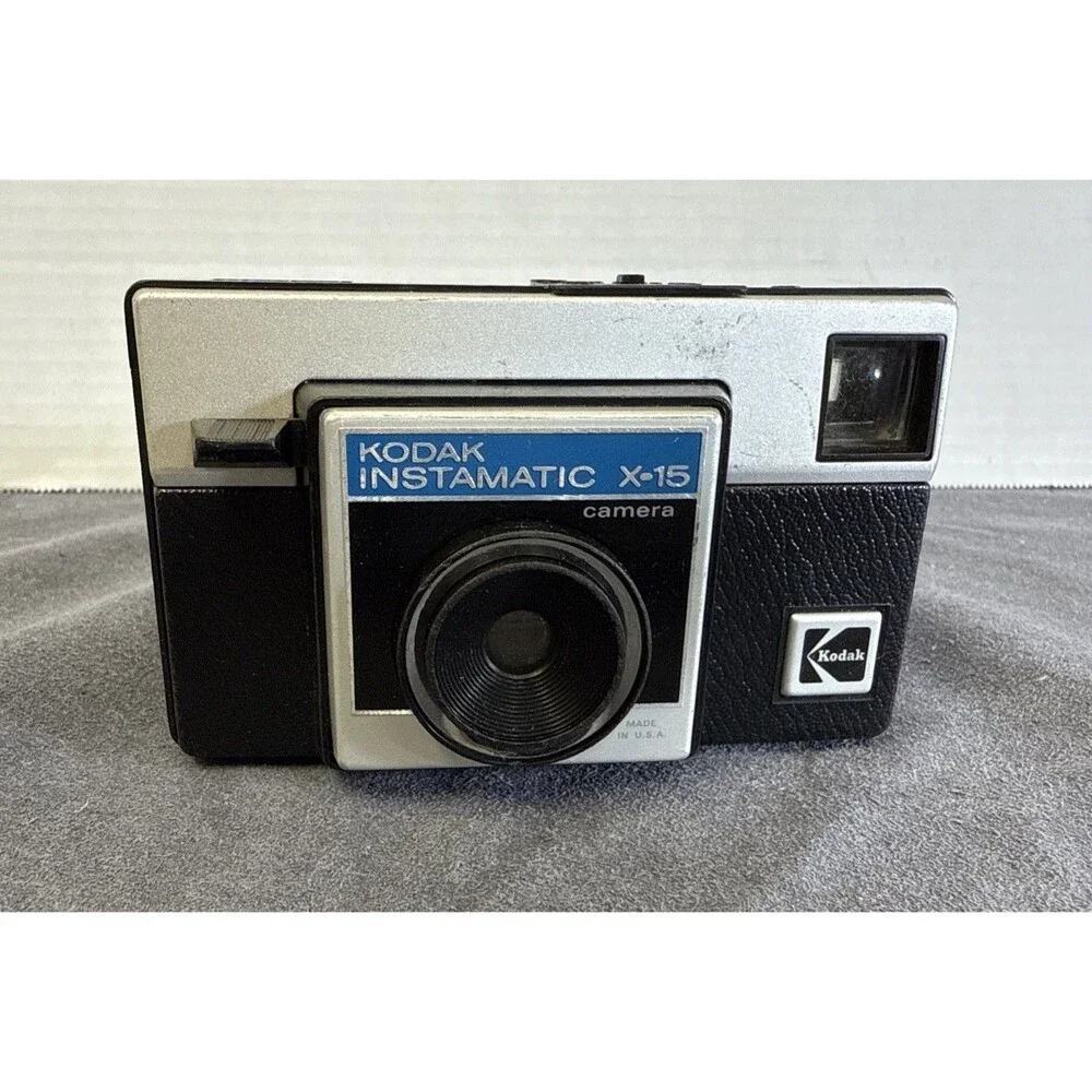 Vintage Kodak Instamatic X-15 Film Camera Not Tested Parts